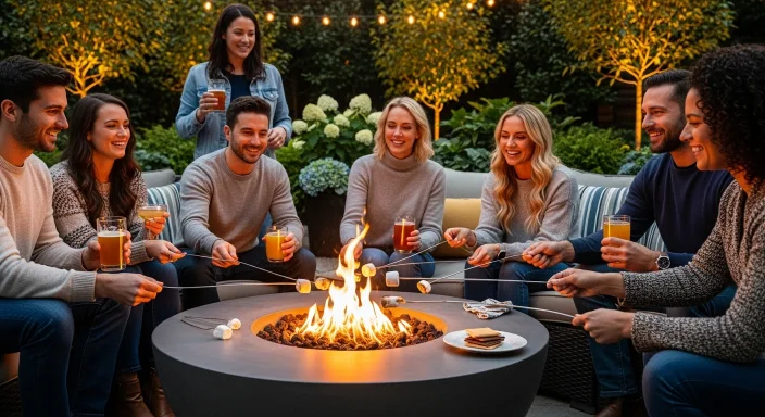 Garden Nights Fire Pit Caesars Republic Lake Tahoe