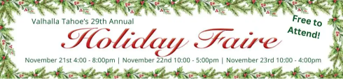 Annual Valhalla Holiday Faire 2025