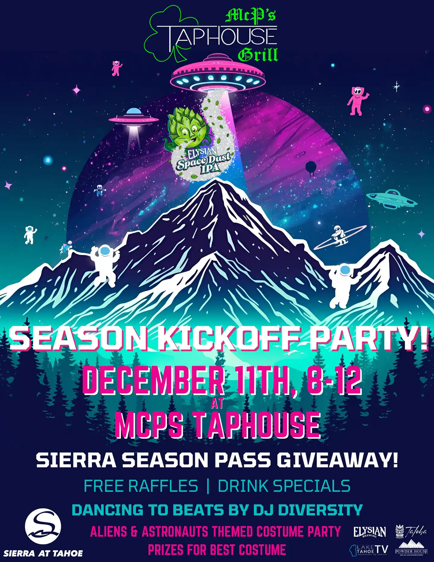 Sierra Nights at McP's: Thursday Night Party with DJ and Giveaways